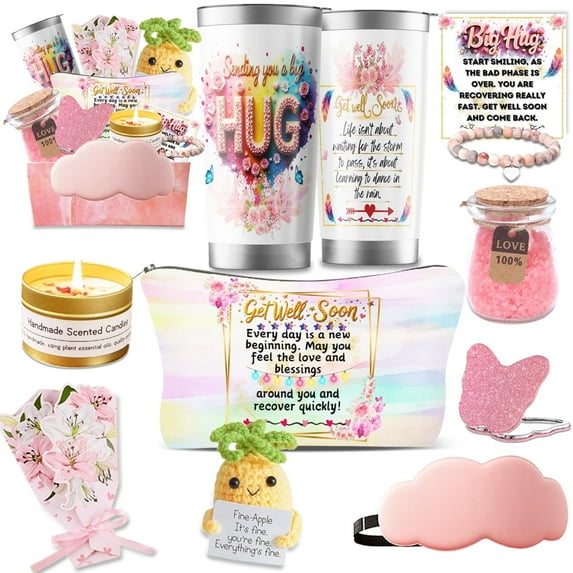 Get Well Soon Gifts Basket for Women, After Surgery, Sympathy Gifts for Loss of Loved One, Thinking of You/ Mothers Day/ Grief /Bereavement /Miscarriage Gifts for Women
