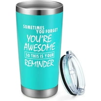 Get Well Soon Gifts for Women, Thank You Gifts Birthday Thanksgiving Christmas Day's Gifts for Women Wine Tumbler Gift for Her Women Friend Coworkers Mom Sister 20oz Stemless Insulated Cup with Lid Blue