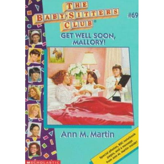 Pre-Owned Get Well Soon, Mallory! (Baby-sitters Club) (Paperback) 0590926004 9780590926003