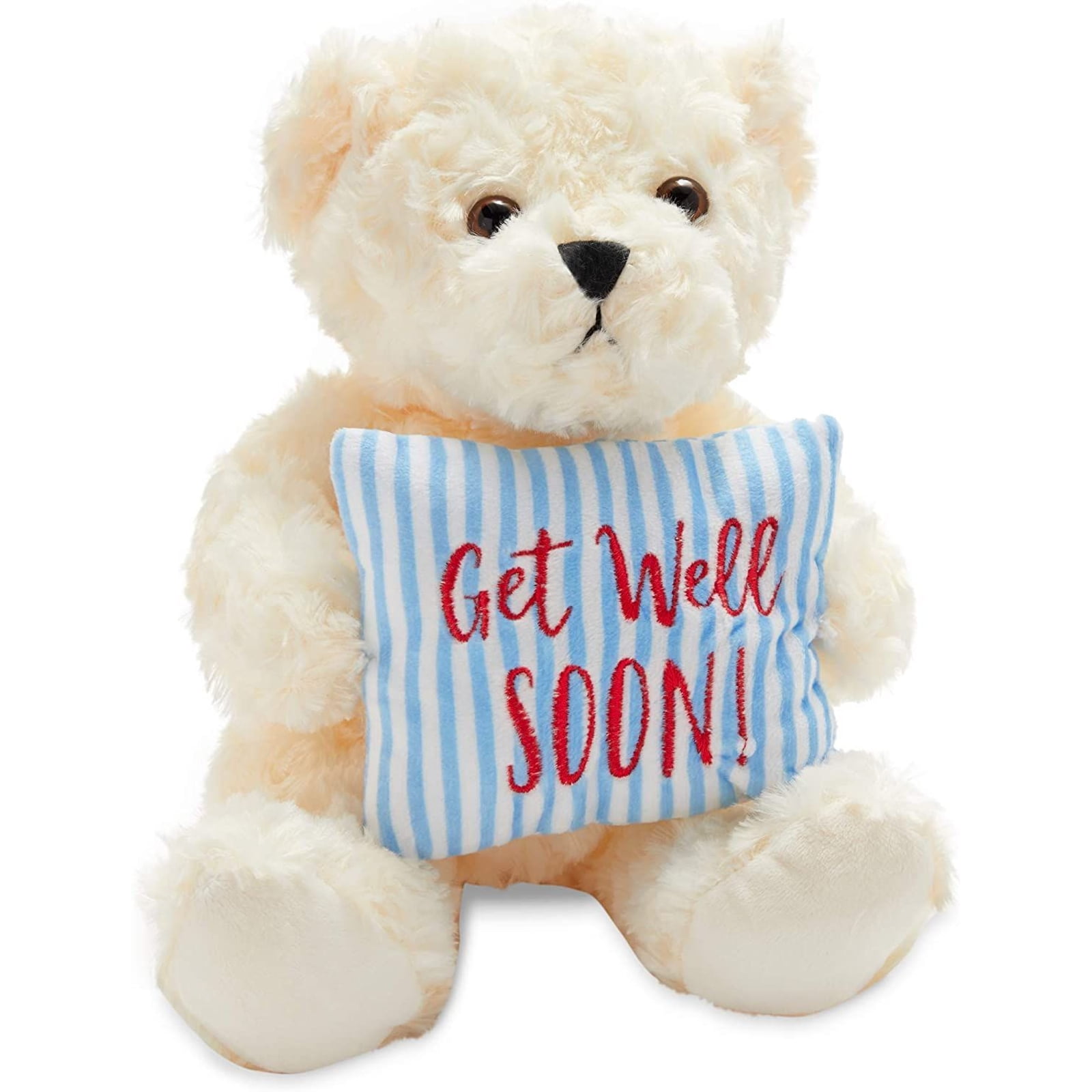 Get Well Soon Bear 16 Inch Bear Stuffed Animals with White T-Shirt Feel  Well Soft Bear Plush Hospita…See more Get Well Soon Bear 16 Inch Bear  Stuffed