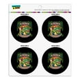 thumbnail image 1 of Get Your Beach On Gator Tropical Tiki Bar Refrigerator Fridge Locker Vinyl Circle Magnet Set, 1 of 4