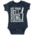 thumbnail image 1 of Get Your Bell Rung Mississippi Romper Boys or Girls Infant Baby Brisco Brands 18M, 1 of 6
