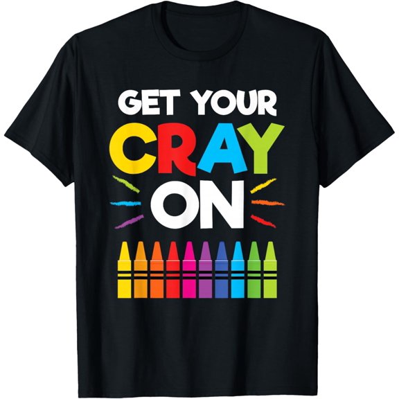 Get Your Crayon Shirt 100th Day of School T-Shirt