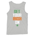 thumbnail image 1 of Get Your Irish On St. Patricks Day Celebration Design Men's Tank Top, 1 of 3