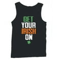 thumbnail image 1 of Get Your Irish On St. Patricks Day Celebration Design Men's Tank Top, 1 of 3
