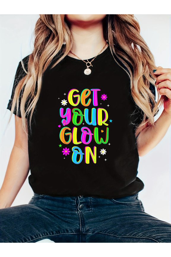 Get Your On in My Glowing Era Group Team Party Squad Gifts T-Shirt