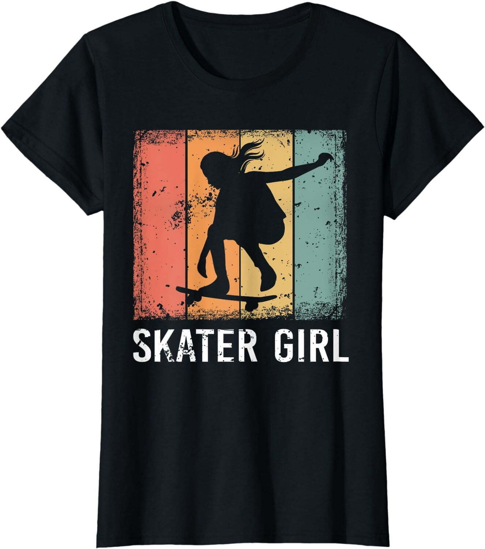Get Your Skate On with the Latest Skater Graphic Tees for Girls and Women Look Cool While
