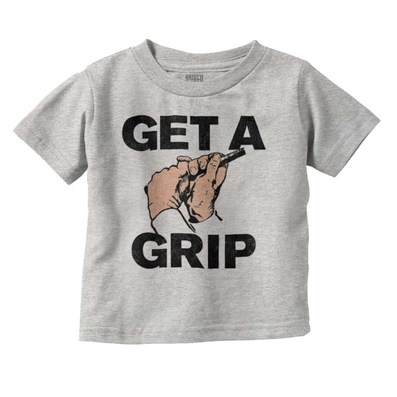 Get a Grip Golfing Golfer Joke Funny Toddler Boy Girl T Shirt Infant Toddler Brisco Brands 4T