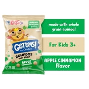 Get'ems from Gerber Apple Cinnamon Roundos Puffs Snacks, Kids Snack Made with Whole Grain Quinoa, Calcium to Support Strong Bones 2.25 oz