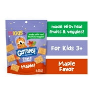 Get'ems from Gerber Maple Flavor Snack Crackers, Kids Snack Made with Real Veggies & Fruits, Iron & Vitamin E