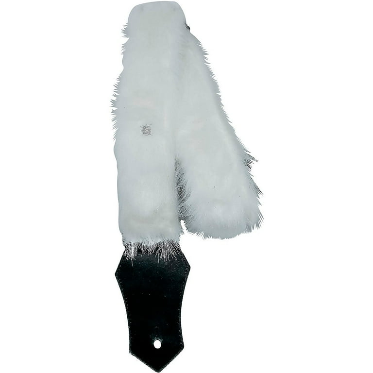 Get'm Get'm Faux Fur Guitar Strap White 2 in. - Walmart.com