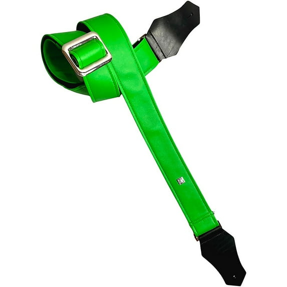 Get'm Get'm Fly Guitar Strap Green 2 in.
