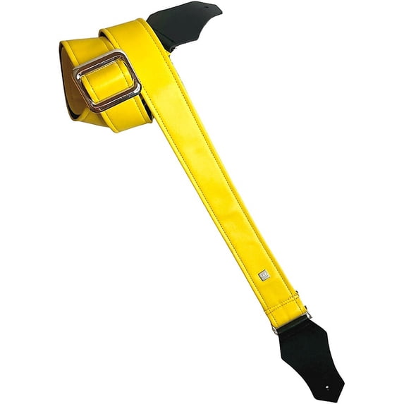 Get'm Get'm Fly Guitar Strap Yellow 2 in.