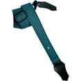 thumbnail image 1 of Get'm Get'm Fly Hounds Tooth Guitar Strap Blue 2 in., 1 of 1