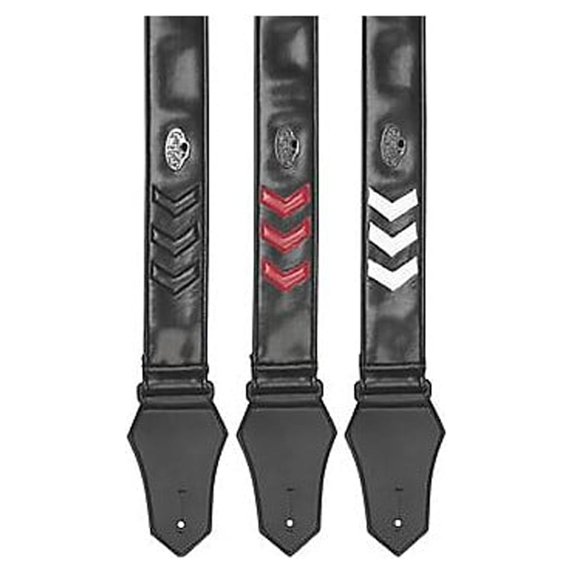 Get'm Get'm Sergeant Stripes Guitar Strap Black