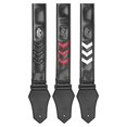 thumbnail image 1 of Get'm Get'm Sergeant Stripes Guitar Strap Red, 1 of 1