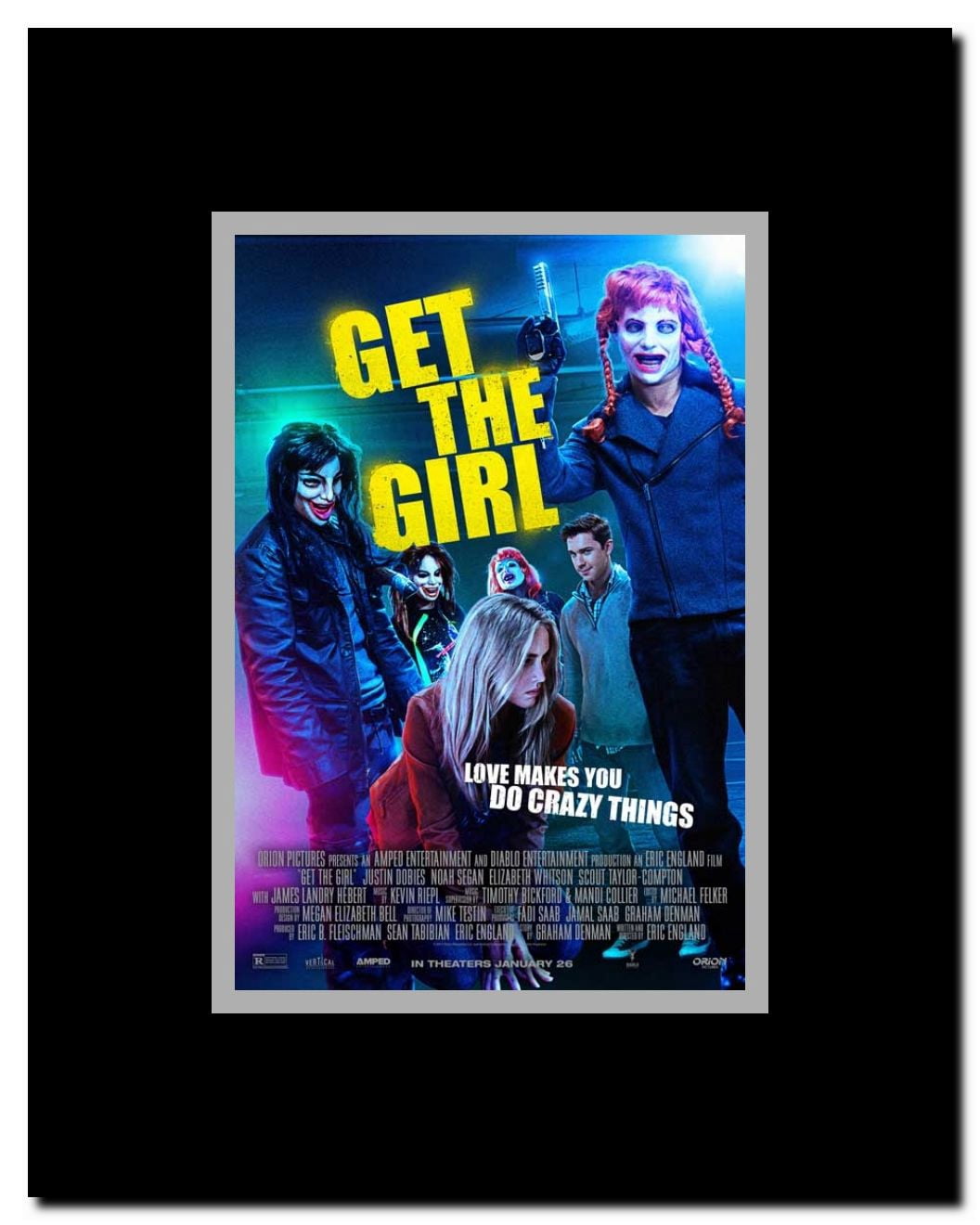 Get the Girl Framed Movie Poster
