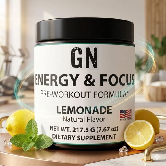 GetGN Energy & Focus Pre-Workout Formula - Lemonade COA-Verified | GetGN