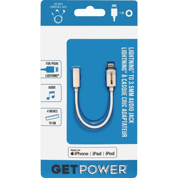 GetPower White Earbuds - Single Pack  Residential Use, Standard Application