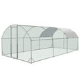 thumbnail image 1 of GETYES Poultry Run Hen Coop with Galvanized Steel Frame and Water-Resistant 210D Oxford Tarp, 1 of 9
