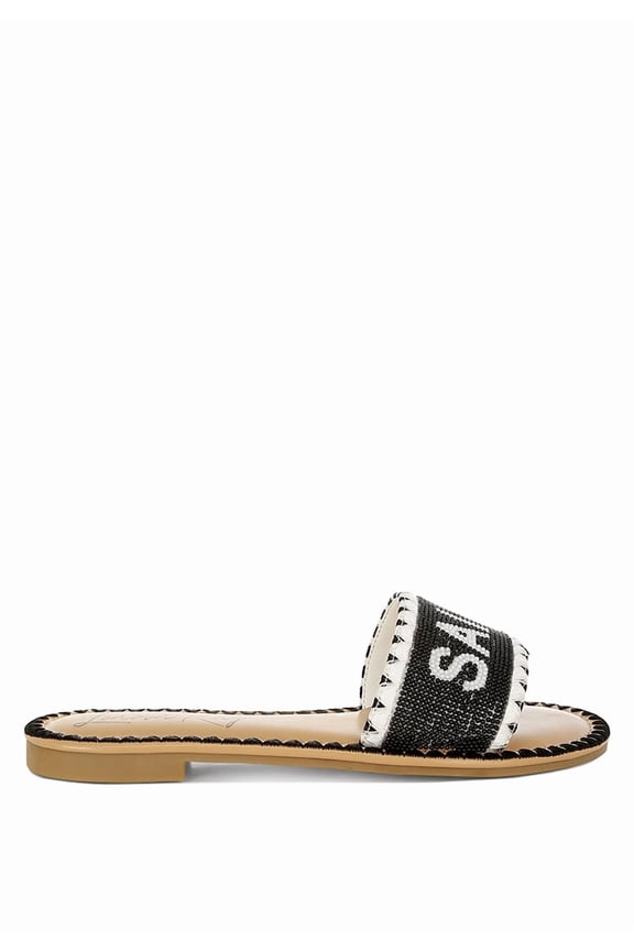 Getaway Beaded Saint Tropez Womens Flat Slip Ons