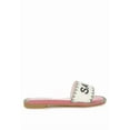 thumbnail image 1 of London Rag Getaway Beaded Saint Tropez Womens Flat Slip Ons, 1 of 14