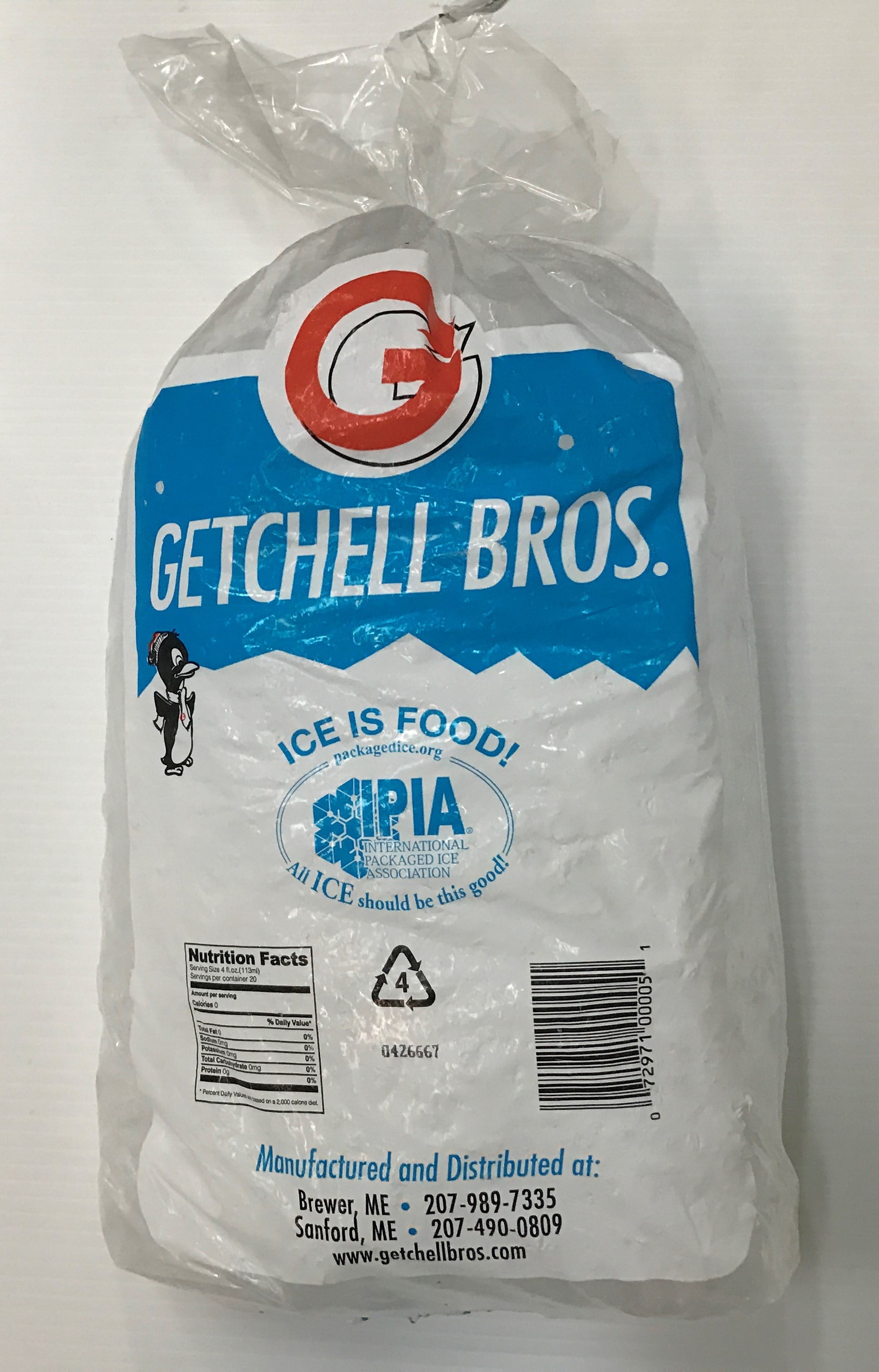 Getchell Brothers 5 lb Bag of Ice