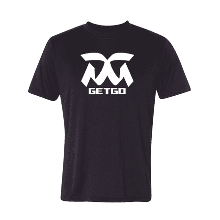 Getgo Men's Short Sleeve Crew Neck Activewear T-Shirt