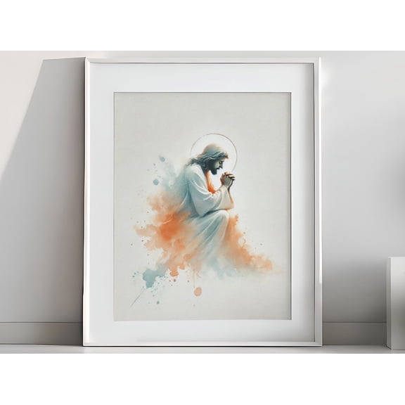 Gethsemane Prayer Jesus Christian Wall Art Decor