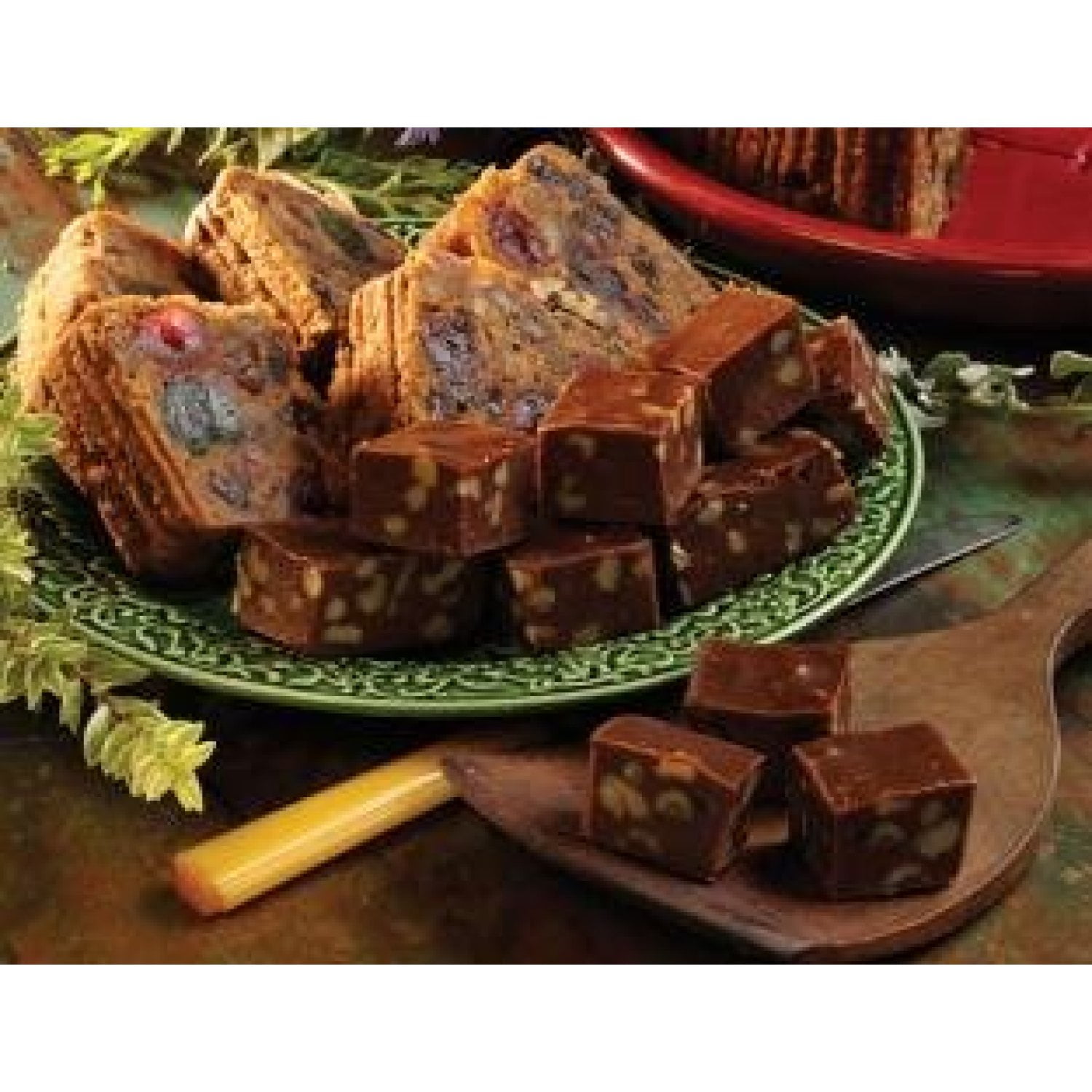 Gethsemani Farms Kentucky Bourbon Fruit Cake & 1 Lb Chocolate Bourbon