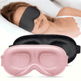 thumbnail image 1 of Getino 3D Sleep Masks for Women Men, Soft Blackout Eye Masks for Sleeping for Side Sleepers, 2 Pack, 1 of 8