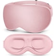 thumbnail image 1 of Getino 3D Blackout Sleep Masks for Women Men, Soft Eye Masks for Sleeping for Side Sleepers, Pink, 1 of 8