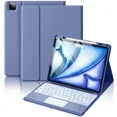 thumbnail image 1 of Getino Compatible with iPad Air 13 Inch Case Keyboard (M4/M3/M2) with Multi-Touch Trackpad, 7 Colors Backlit Detachable Keyboard for iPad Pro 12.9 inch (6th, 5th, 4th, 3rd gen), 1 of 1