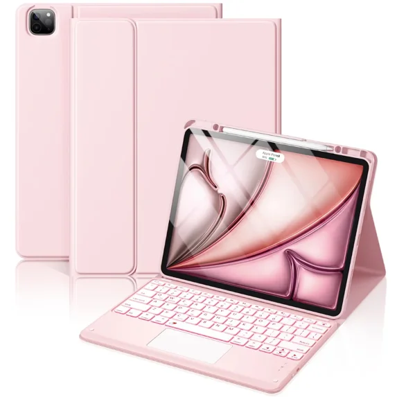 Getino Compatible with iPad Air 13-inch Case Keyboard (M4/M3/M2)
