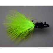GetmDry Coho Salmon Jigs- 3/8oz, Black/Chartreuse