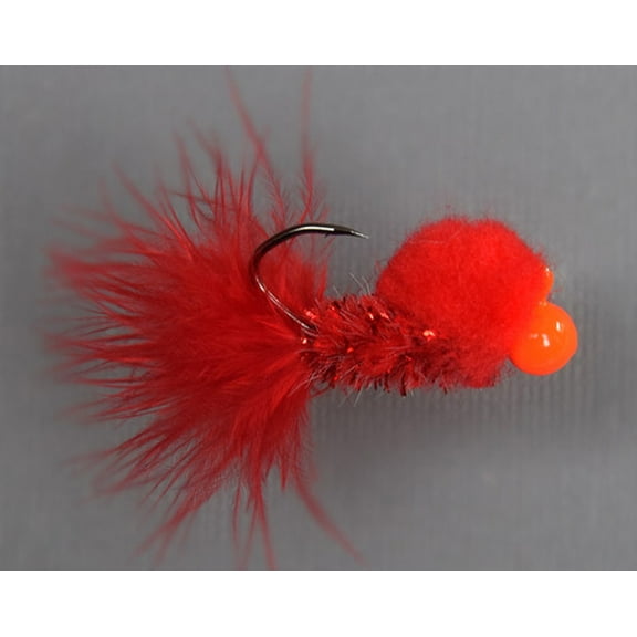 GetmDry Micro Steelhead Jig, Fireball