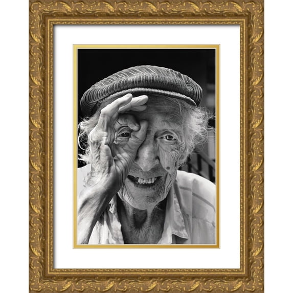 Getsadze, Zurab 18x24 Gold Ornate Wood Framed with Double Matting Museum Art Print Titled - Untitled