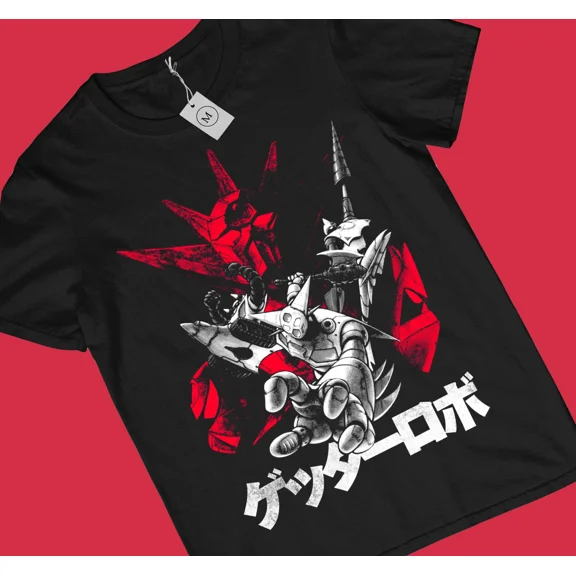Getta Robo T-shirt getter dragon, getter robo 70s, anime super robot