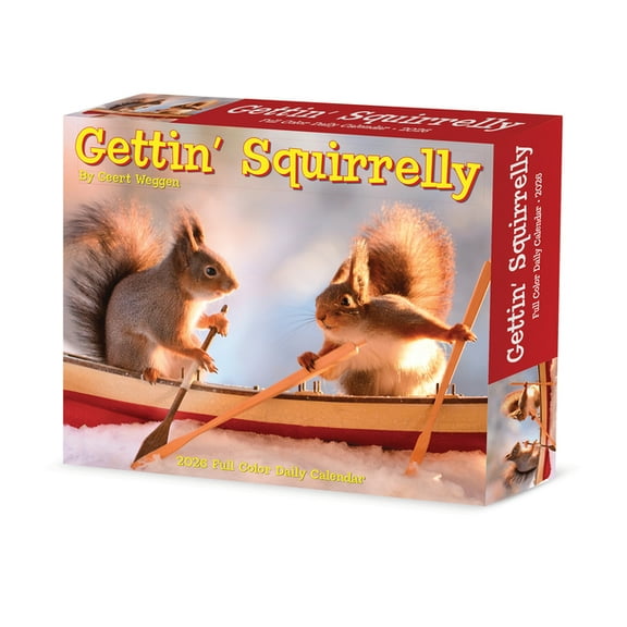 Gettin' Squirrelly 2026 Box Calendar, (Paperback)