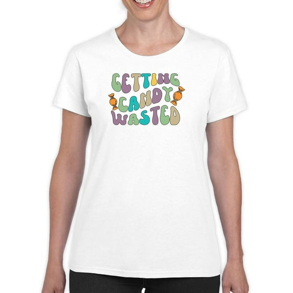 Getting Candy Groovy Style T-Shirt Women -Image by Shutterstock, Female Small