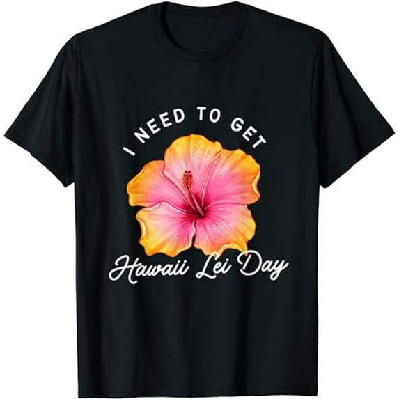 Getting Lei'd on Lei Day. A Humorous Hawaiian Celebration. T-Shirt