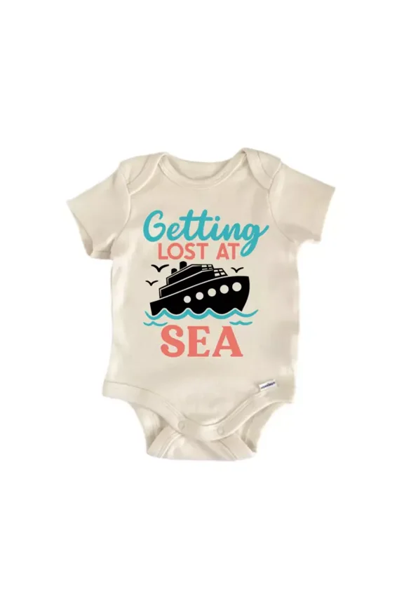 Getting Lost At Sea Cruise Boat Baby Boy Girl Clothes Bodysuit Cute Newborn Cute Baby Onesie, BABY BODYSUIT LAT 4424