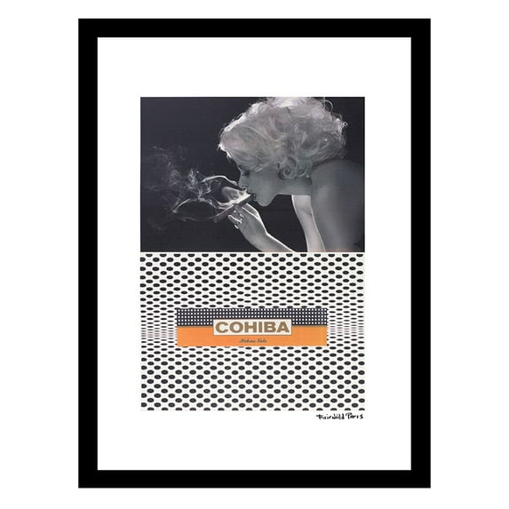 Getting Lost In Cigars - Framed Print