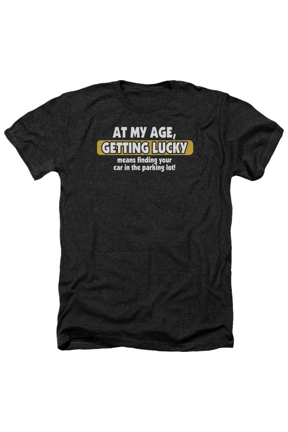 - Getting Lucky - Heather Short Sleeve Shirt - Large