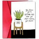 thumbnail image 1 of Getting Old Humor Card - "You Know You're Getting Old When You Start Naming Your Plants" - Funny Greeting Card for Birthdays or Any Occasion - Envelope Included, 1 of 2