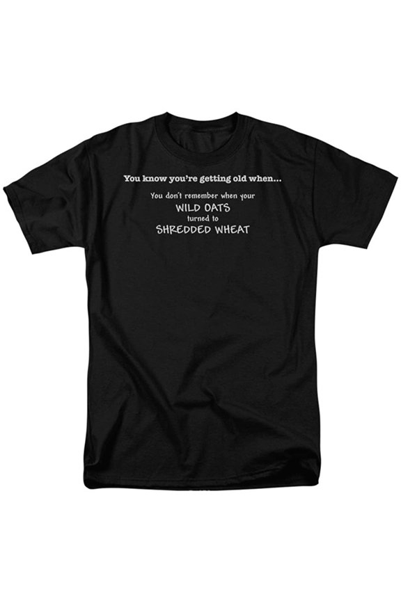 Getting Old Shredded Wheat Officially Licensed Adult T Shirt