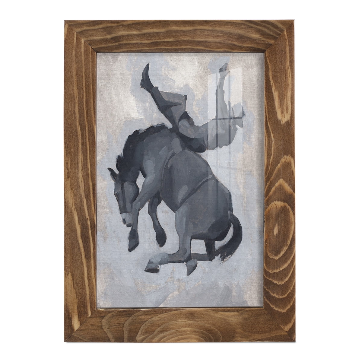 Getting Pitched II - Framed Print w/glass - Walnut