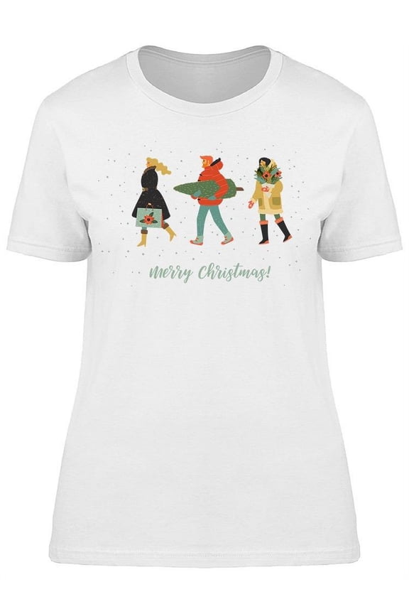 Getting Ready For Christmas T-Shirt Women -Image by Shutterstock, Female XX-Large