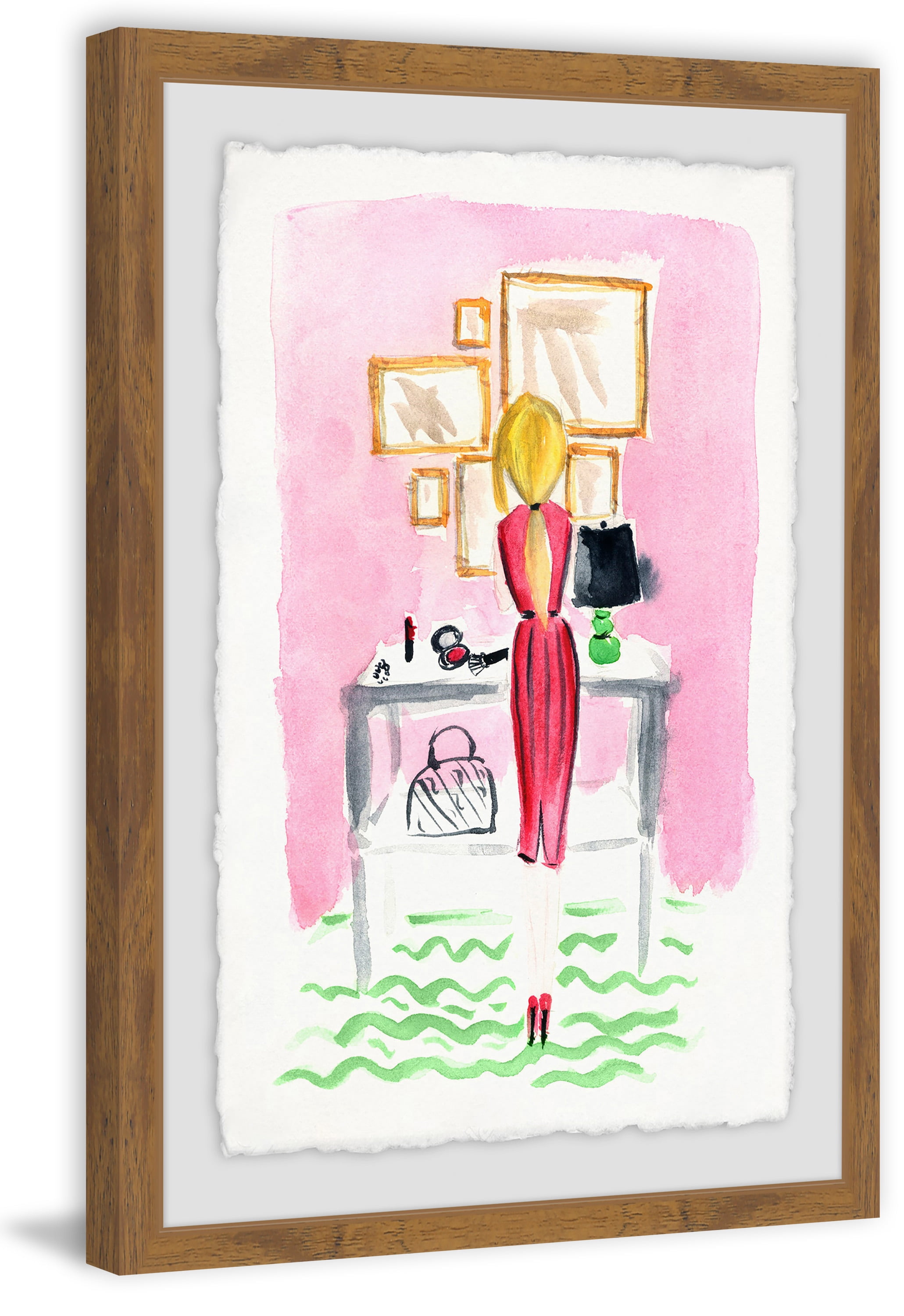 Getting Ready Framed Painting Print