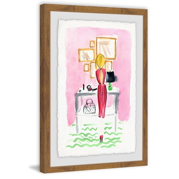 Getting Ready Framed Painting Print